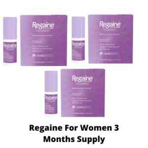 Regaine For Women Regular Strenght 2% - 3 Month, 3 x 60ml
