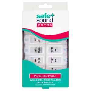 Safe and Sound Extra 7 Day Pill Box