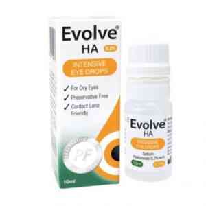 Evolve HA Intensive Eye Drops For Dry Eyes, 10ml