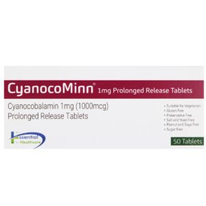 Cyanocobalamin 1mg Modified-Release Tablets, 50 Tablets