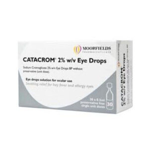 Catacrom Eye Drops - Sodium Cromoglicate Preservative Free Eye Drops, 30's