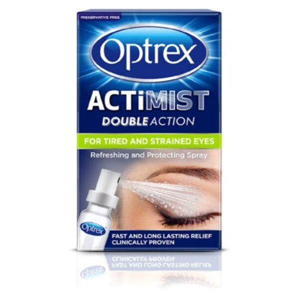Optrex Actimist Double Action Tired and Strained Eyes Spray, 10ml