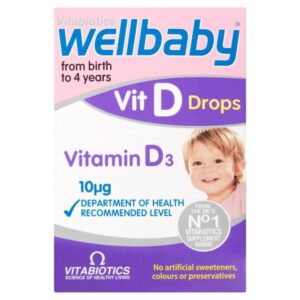 Wellbaby Vitamin D3 Drops 10mcg, 30ml
