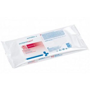 Octenisan Antimicrobial Wash Mitts, Pack of 10