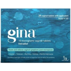 Gina 10 micrograms Vaginal Tablets - Estradiol Vaginal Tablets, 24