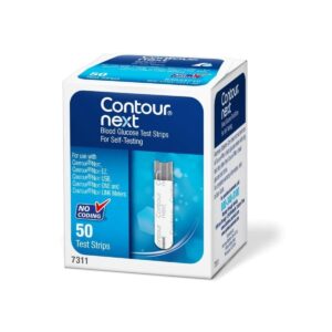 Contour Next Test Strips - Blood Glucose Test Strips, 50 Strips