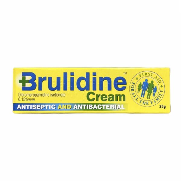 Brulidine Cream - Antiseptic and Antibacterial Cream, 25g
