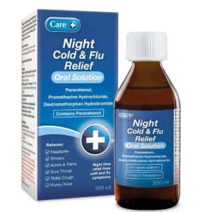 Care Night Cold & Flu Relief Oral Solution, 200ml