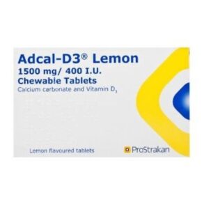 Adcal D3 Chewable Tablets Lemon Flavour, 112 Tablets
