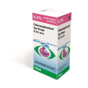 Chloramphenicol eye drops, 10ml