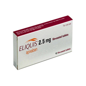 Eliquis 2.5mg Tablets - Apixaban Tablets, 60 Tablets