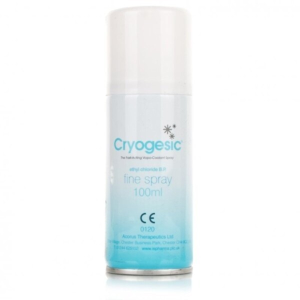 Cryogesic Fine Spray - Ethyl Chloride Spray, 100ml