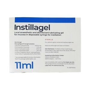 Instillagel Gel - Anaesthetic Antiseptic Lubricant Gel, Pack Of 10